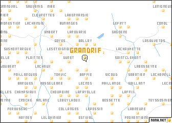 map of Grandrif