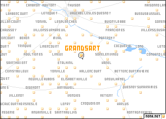 map of Grandsart