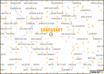 map of Grand Sart