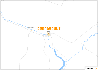 map of Grand-Sault