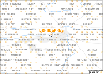 map of Grands Prés