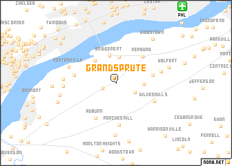 map of Grand Sprute