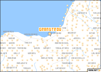 map of Grand Trou