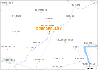 map of Grand Valley