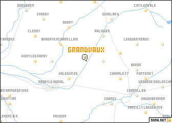 map of Grandvaux