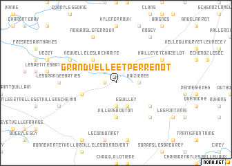 map of Grandvelle-et-Perrenot