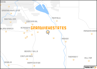 map of Grand View Estates