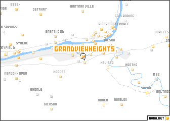 map of Grandview Heights