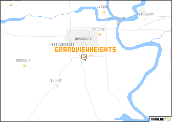 map of Grandview Heights