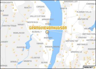map of Grand View-on-Hudson