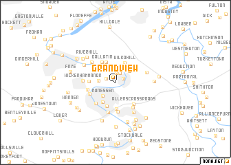 map of Grandview