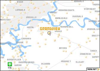 map of Grandview