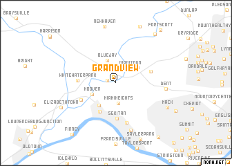 map of Grandview