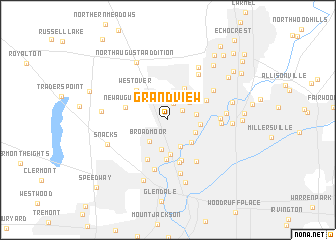 map of Grandview