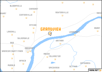 map of Grandview