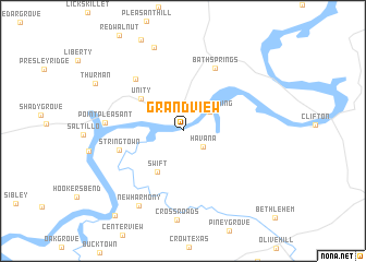 map of Grandview