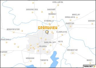 map of Grandview