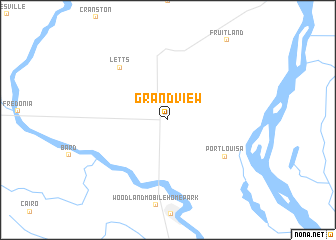 map of Grandview