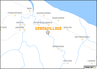 map of Grand-Village