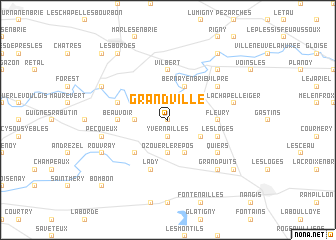 map of Grandvillé