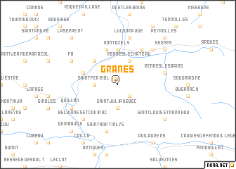 map of Granès