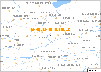 map of Grange and Kiltober