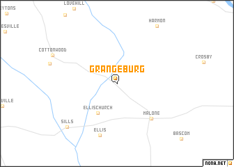 map of Grangeburg