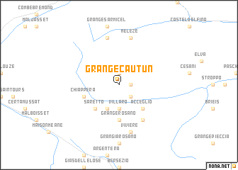 map of Grange Cautun