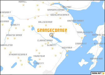 map of Grange Corner