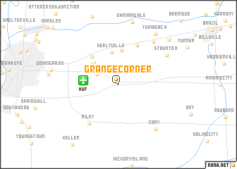 map of Grange Corner