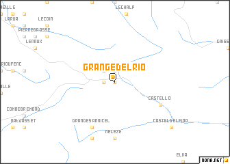 map of Grange del Rio