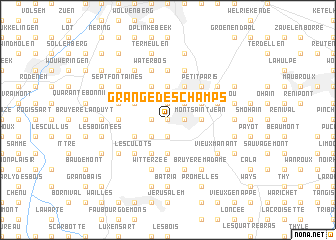 map of Grange des Champs