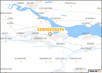 map of Grangemouth