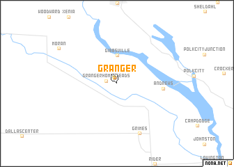 map of Granger