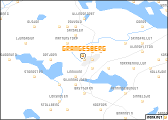 map of Grängesberg