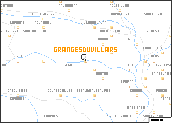 map of Granges-du-Villars