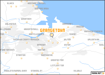 map of Grangetown