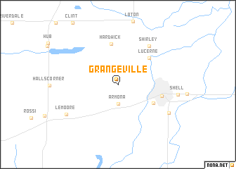 map of Grangeville