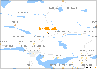 map of Grängsjö