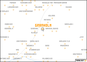 map of Granholm