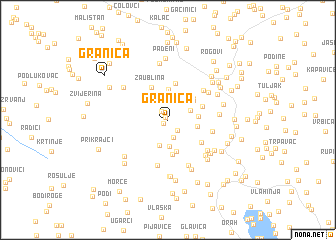 map of Granica