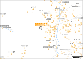 map of Granica