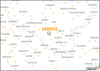 map of Granica