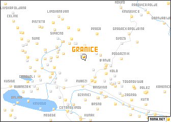 map of Granice