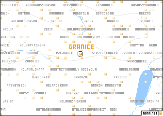 map of Granice