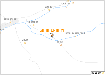 map of Granichnaya