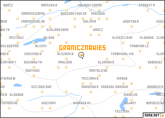 map of Graniczna Wieś