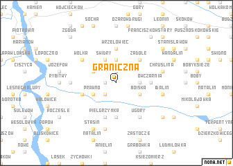 map of Graniczna