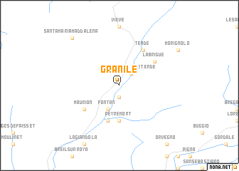 map of Granile