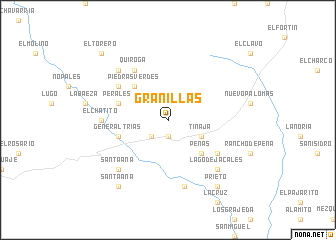 map of Granillas